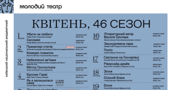 репертуар квітня