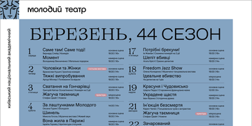 Афіша березня