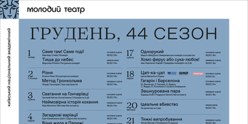 Афіша грудня