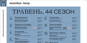 Афіша травня